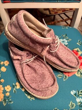 Hey Dude Wally Women Magenta slip on loafers